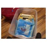 TOTE OF ASSORTED VINYL RECORDS