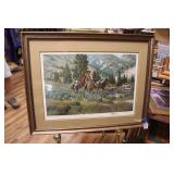 TRAPPER PRINT BY P. BRANT 29/75 AP