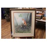 1988 FRAMED RED FOX BY SAND STORM  104 / 500