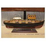 WOODEN TUGBOAT MODEL 24 1/2"