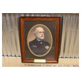 FRAMED GENERAL ROBERT E. LEE PRINT