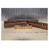 STANLEY & DISSTON & MORSS WOODEN LEVELS