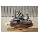 CHILMARK PEWTER "THE PEQUOT WAR" BY POLLAND 1990