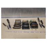 VINTAGE MASONRY TOOLS W/ WOODEN HANDLES