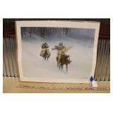 WINTER TRAPPER SCENE CARLOS HADAWAY 849/2000
