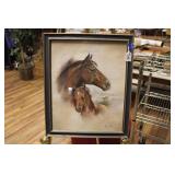 FRAMED HORSE PRINT BY RUANE MANNING