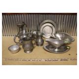 COLLECTION OF ASSORTED PEWTER