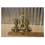 (3) VIRGINIA METALCRAFTERS CANDLESTICK HOLDERS