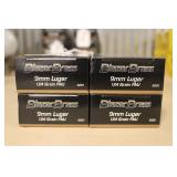 (200) RDS OF BLAZER BRASS 9MM LUGER 124GR FMJ