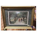 COPYRIGHT 1893 F. DE VUILLEFROY LITHOGRAPH PRINT