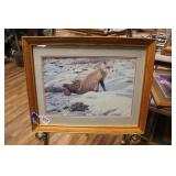 RED FOX PRINT BY ROBERT E PEASE