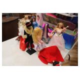 (11) ASSORTED BARBIE DOLLS W/ STANDS