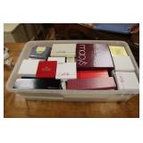 TOTE W/ LARGE ASSORTMENT OF JEWELRY
