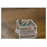 10K RING W/ STONES 1.4G