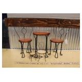 MINIATURE PARLOR CHAIRS & TABLE