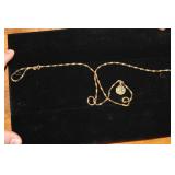 G.F. CHAIN W/ G.F. NAVAL ACADEMY CHARM