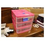 ORGANIZER W/ LARGE ASSORTMENT OF EARRINGS