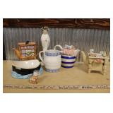 COLLECTIBLE TEAPOTS & CERAMICS