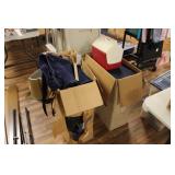 LUGGAGE INCL. EDDIE BAUER BACKPACK & COOLER