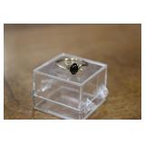 10K RING W/ STONE 1.1G