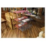 TWO STACKING SHELVING UNITS