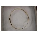 14K BRACELET W/ PEARL 3.4G