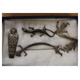 STERLING BROCHES 42.4G