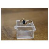 14K RING W/ STONES 3.9G