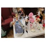 (13) ASSORTED BARBIE DOLLS W/ STANDS