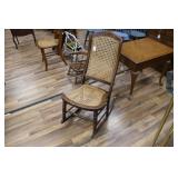 VINTAGE CANE ROCKING CHAIR