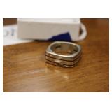 .925 MEXICO HEAVY SQUARE RING 12.2G