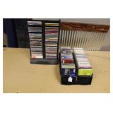 2PC. CD ORGANIZER W/ ASSORTMENT OF CD