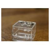 14K RING W/ STONES 2.4G