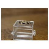 14K RING W/ MULTI COLORED STONES 1.5G