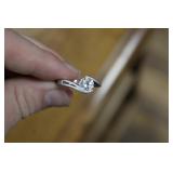 18KT. GE SWIRL RING 3.5G SIZE 9