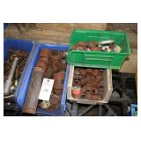 ASSORTMENT OF LARGE PIPE FITTINGS