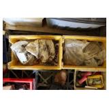 (2) BINS OF ASSORTED NUTS, BOLTS, AND WASHERS