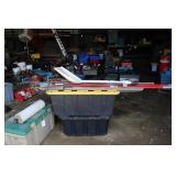ASSORTED HAND TOOLS AND POLE SAW