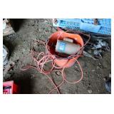 BUCKET AND ELECTRIC BALDOR .5 HP MOTOR