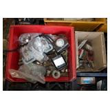 ASSORTMENT OF LARGE HARDWARE AND ELEC. TIMERS