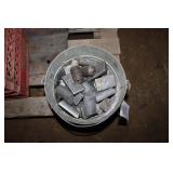 BUCKET OF BABBIT INGOTS