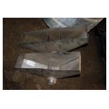 (2) STAINLESS STEEL GRAVITY APPARATUS