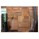 ASSORTED PLYWOOD & BOWLING ALLEY
