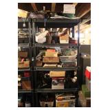 SHELF & CONTENTS - SAWS, HAND TOOLS & WIRE