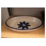 SIGNED HAND PAINTED DISH MADE IN PORTUGAL