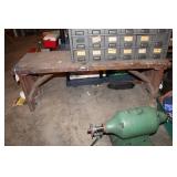 HOMEMADE WOODEN BENCH