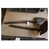 (2) MILITARY SHOVELS