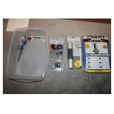 BOX OF PLASTIC DART ACCESSORIES