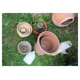 ASSORTED POTS & PLANTERS