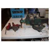 ROCK ISLAND #573 & COMPANION 3 1/2" VISES